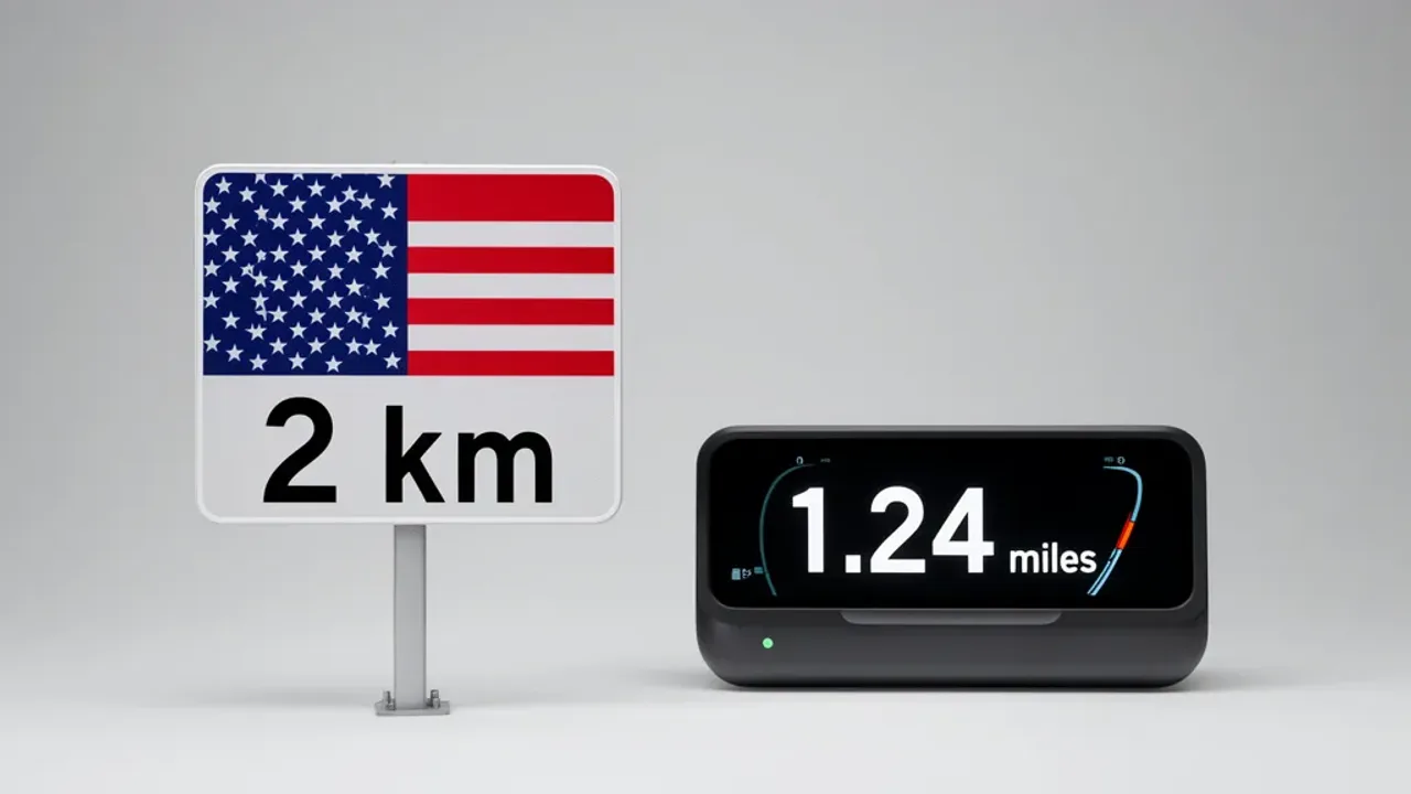 2 Kilometers to Miles: How to Convert 2 km to 1.24274 Miles