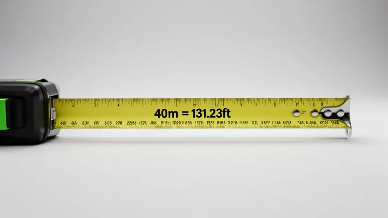 40 Meters to Feet: 131.23 Feet Conversion Guide