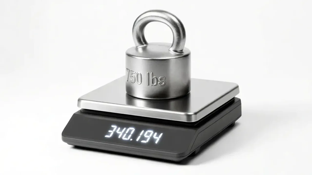 750 Pounds to Kilograms: 340.194 kg Conversion Guide
