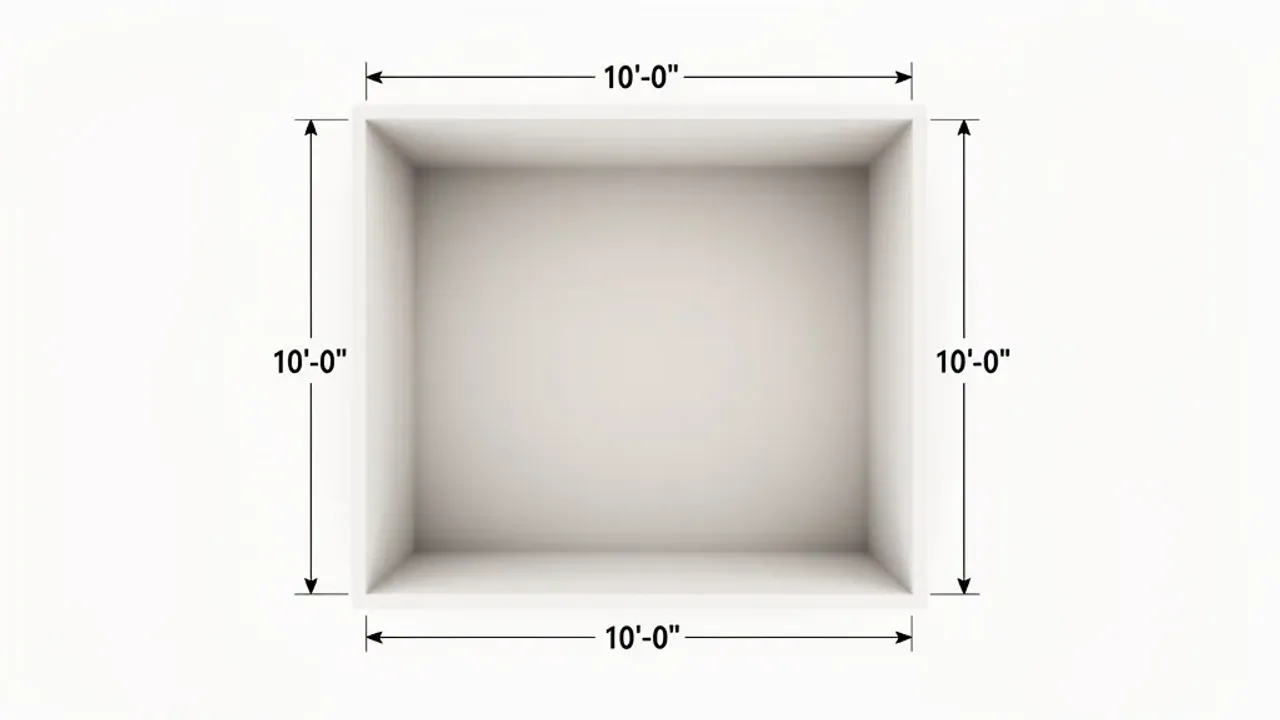How Big Is 100 Square Feet? 10x10 Dimensions Explained