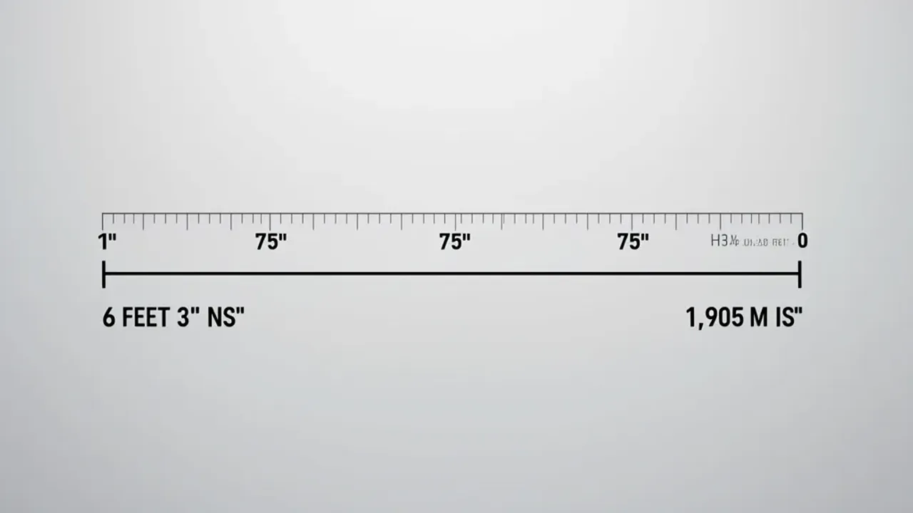 How Tall Is 75 Inches? 6 Feet 3 Inches Explained