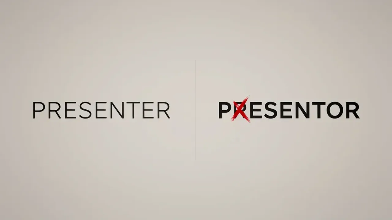 Presenter or Presentor: What Is the Correct Spelling?